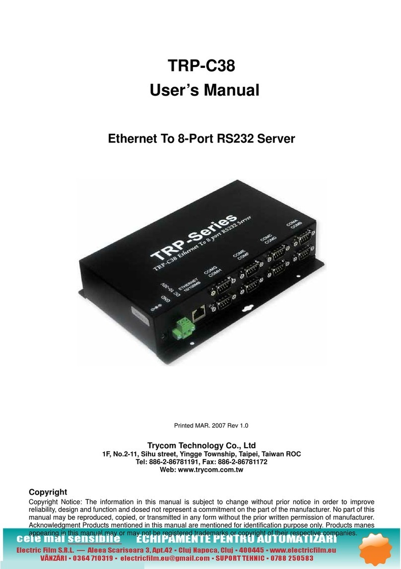 Trycom Technology TRP-C38 user manual