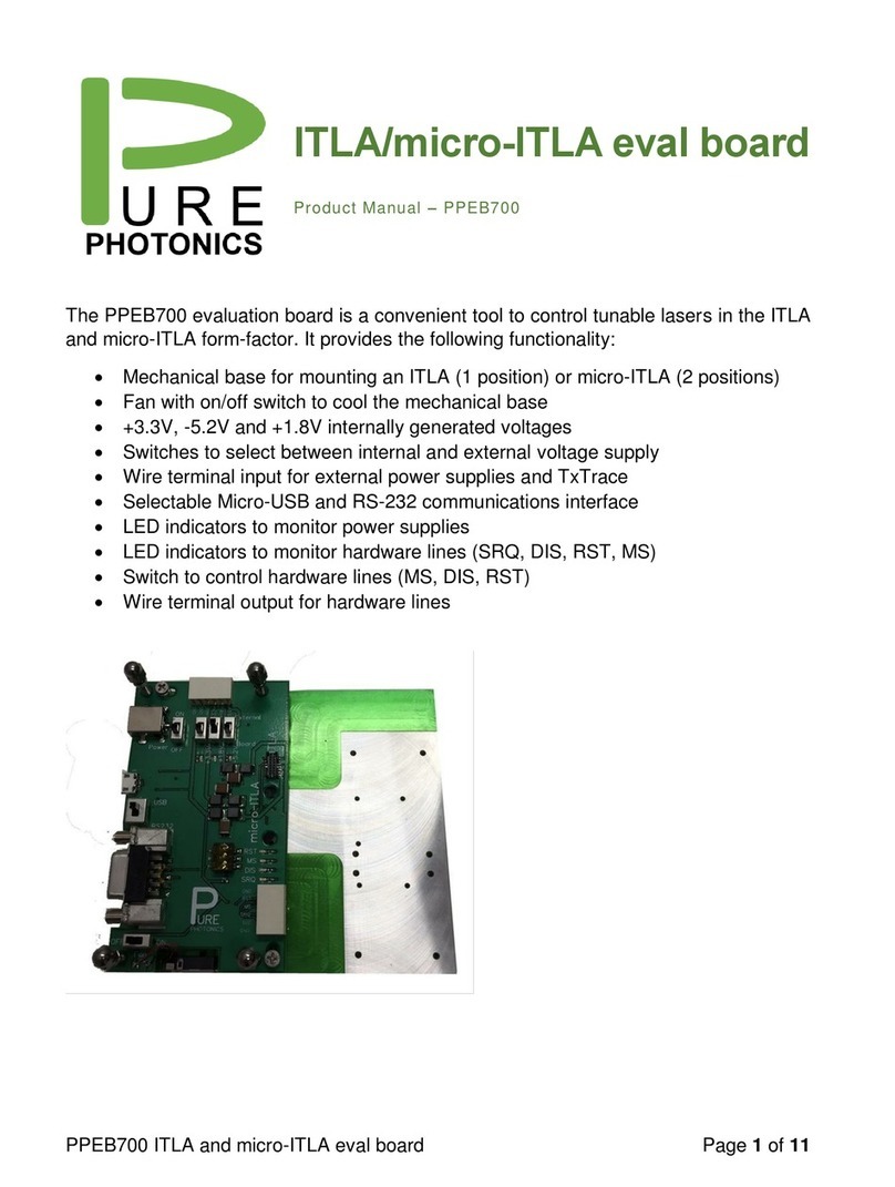 Pure Photonics PPEB700 product manual