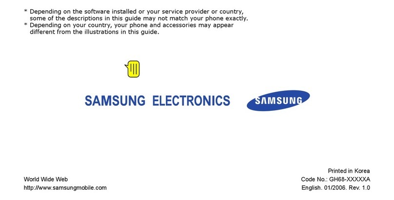 Samsung SGH-E780 User manual