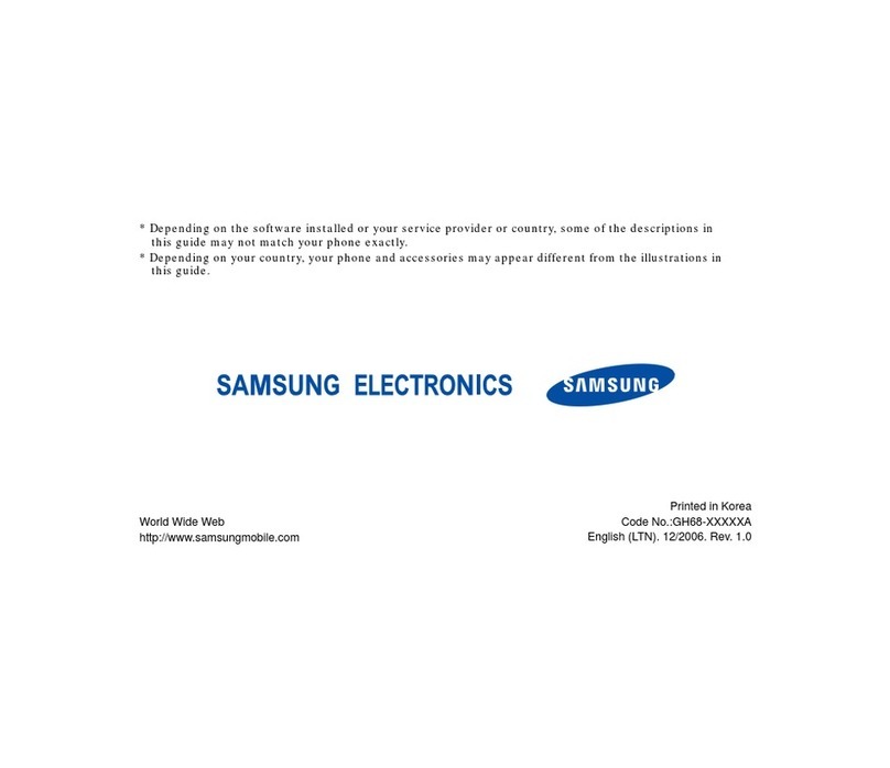Samsung SGH-E576 User manual