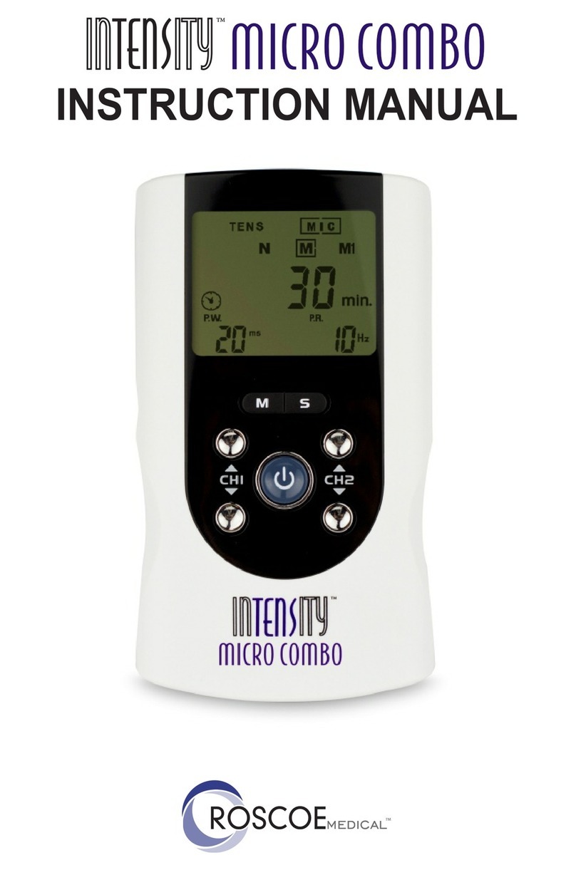 Roscoe Medical InTENSity Micro Combo instruction manual Roscoe Medical InTENSity Micro Combo instruction manual