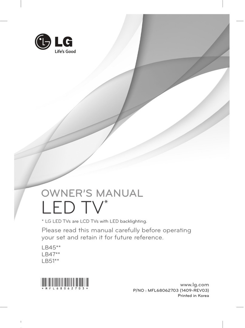 LG LB45 Seriesl LB47 Series User manual