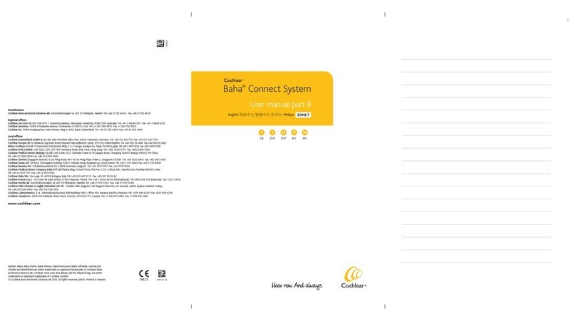 Cochlear Baha user manual