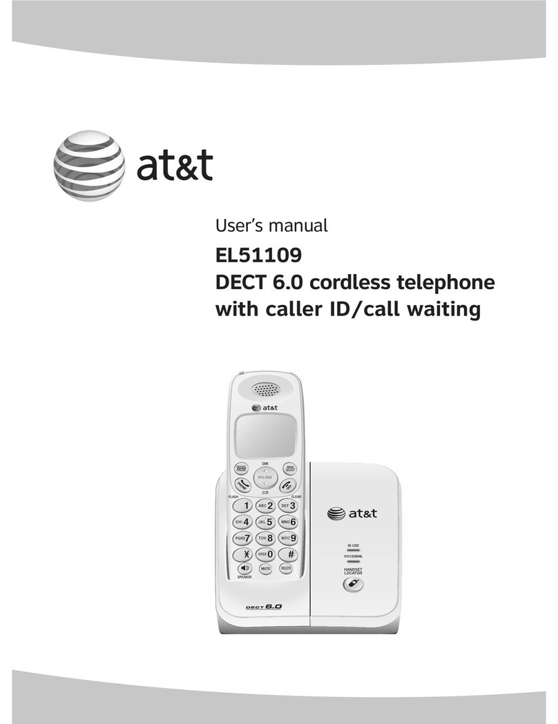 AT&T EL51109 User manual