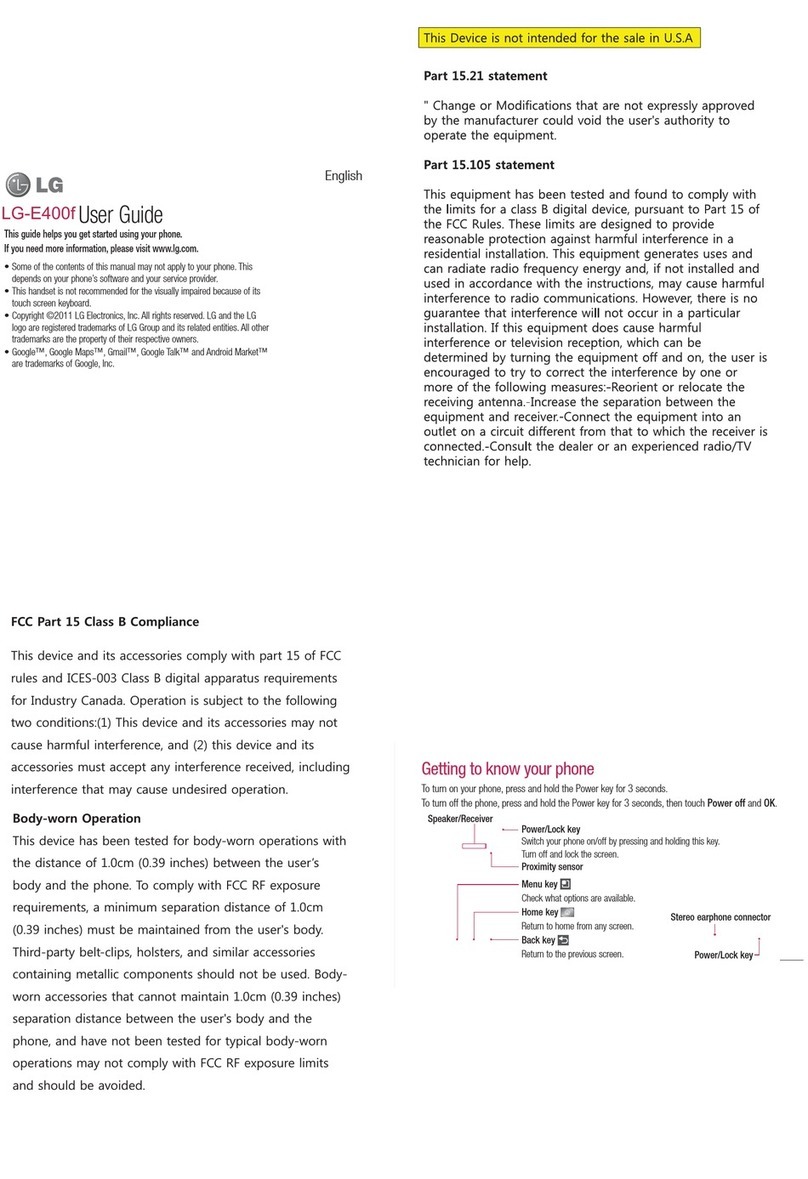 LG LG-E400f user guide