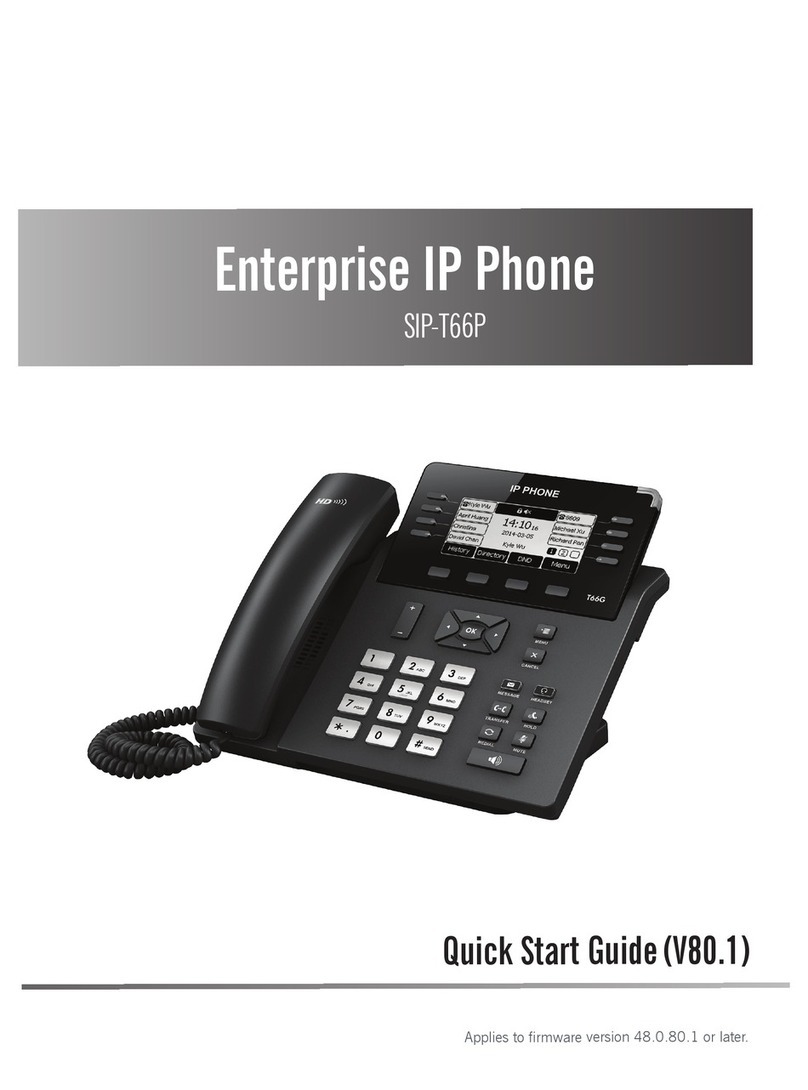 Yealink SIP-T66P User manual