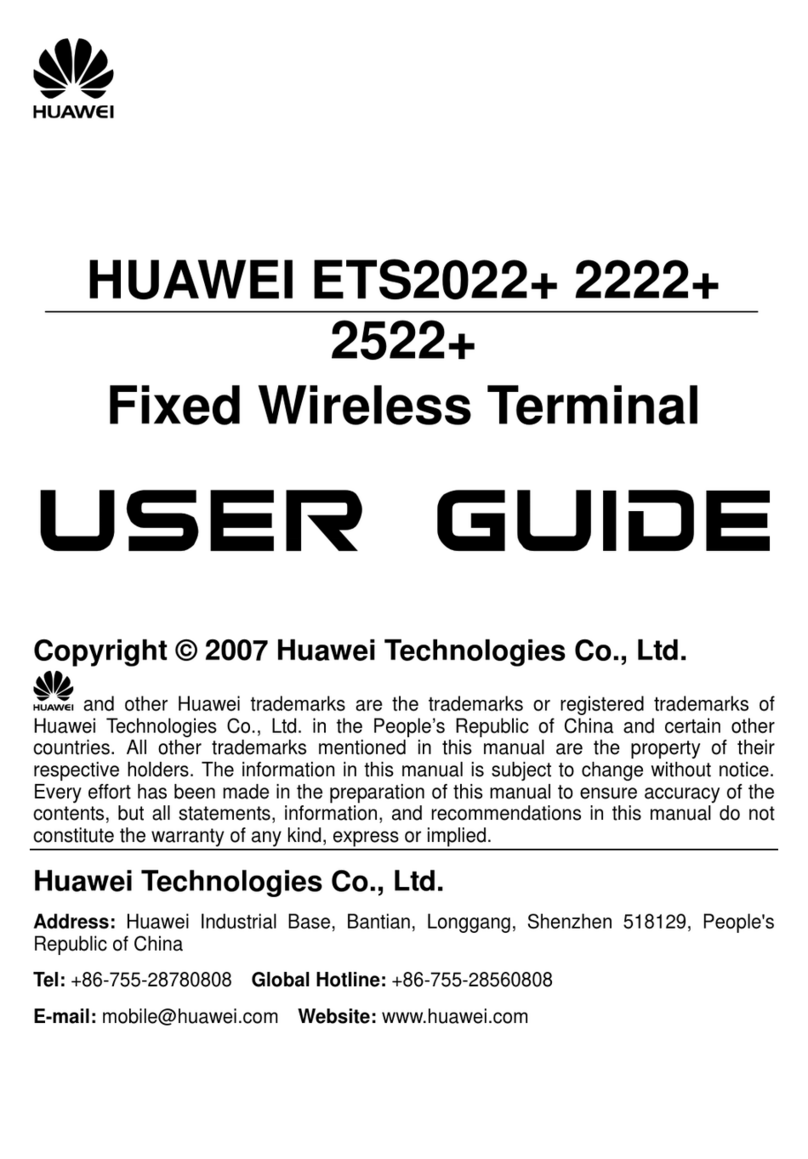 Huawei ETS2022+ User manual Huawei ETS2022+ User manual