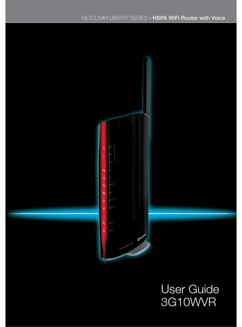 NetComm 3G10WVR User manual
