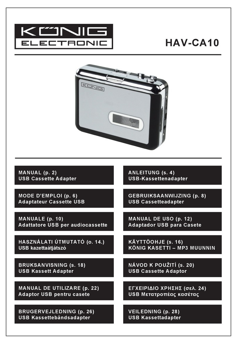 Konig HAV-CA10 User manual Konig HAV-CA10 User manual