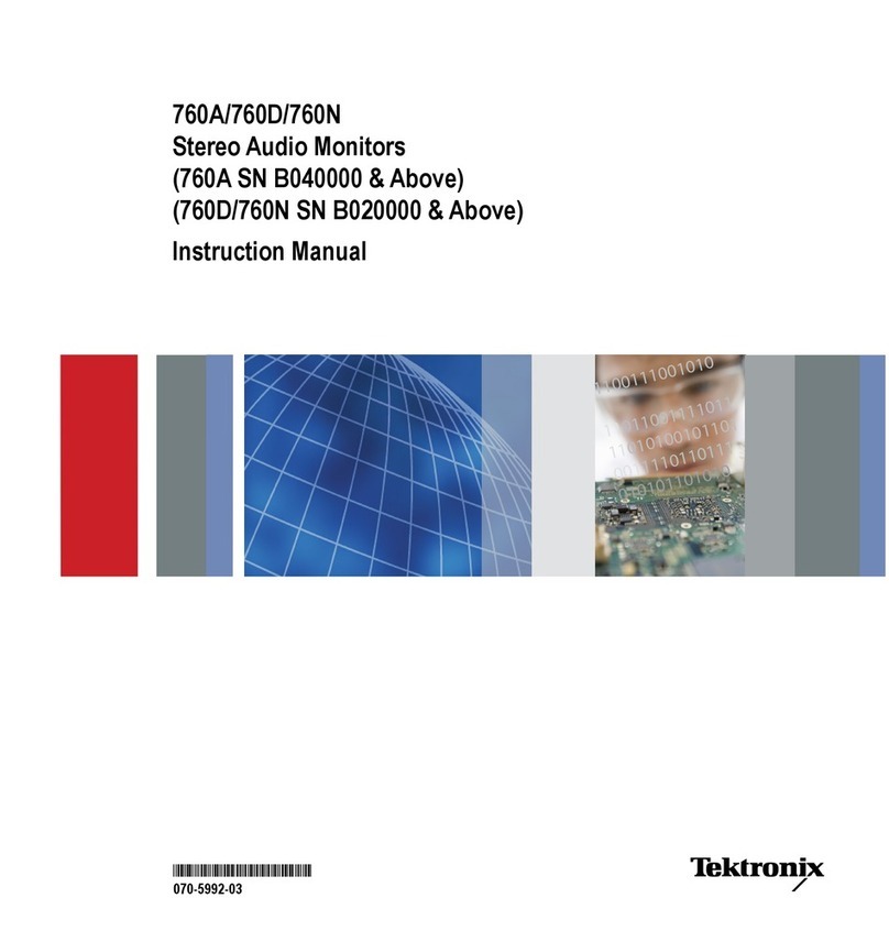 Tektronix 760A instruction manual
