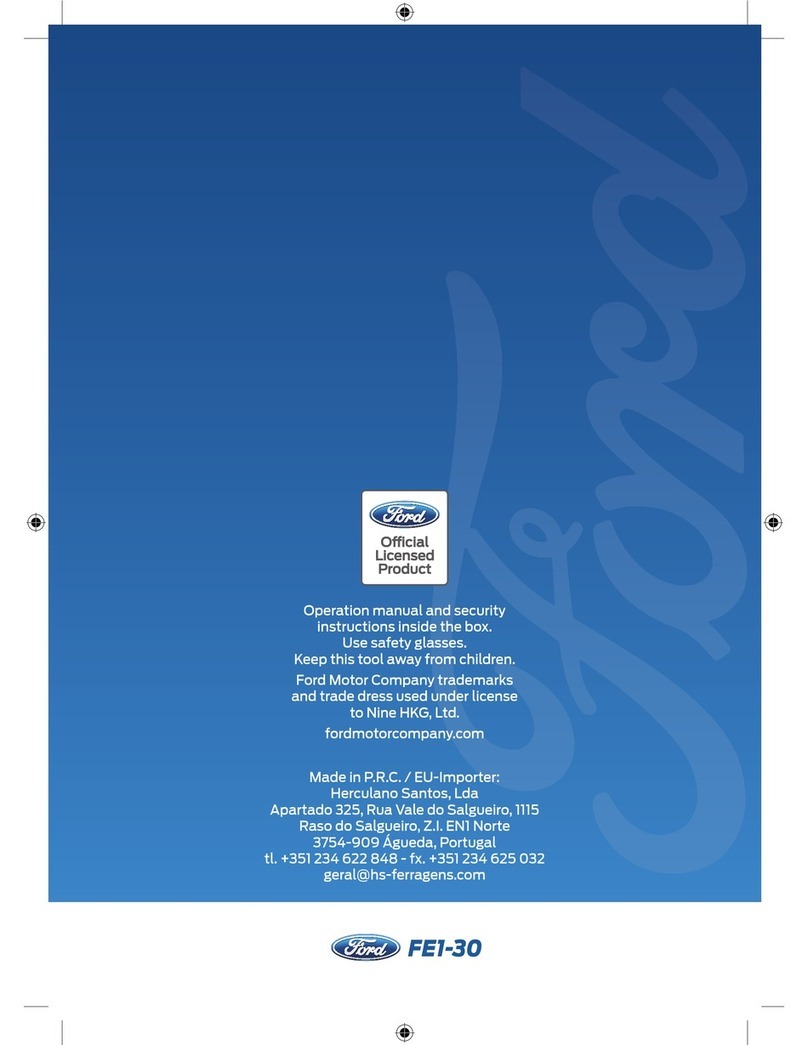 Ford FE1-30 instruction manual