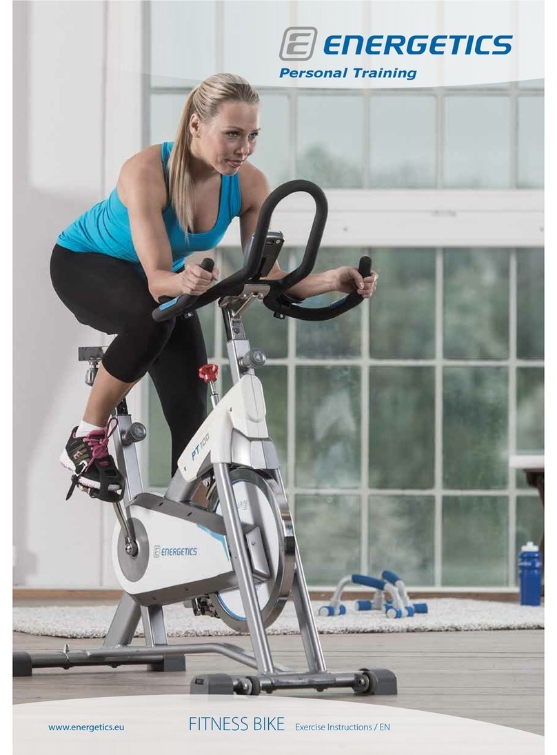 Energetics CT 320P Exercise instructions