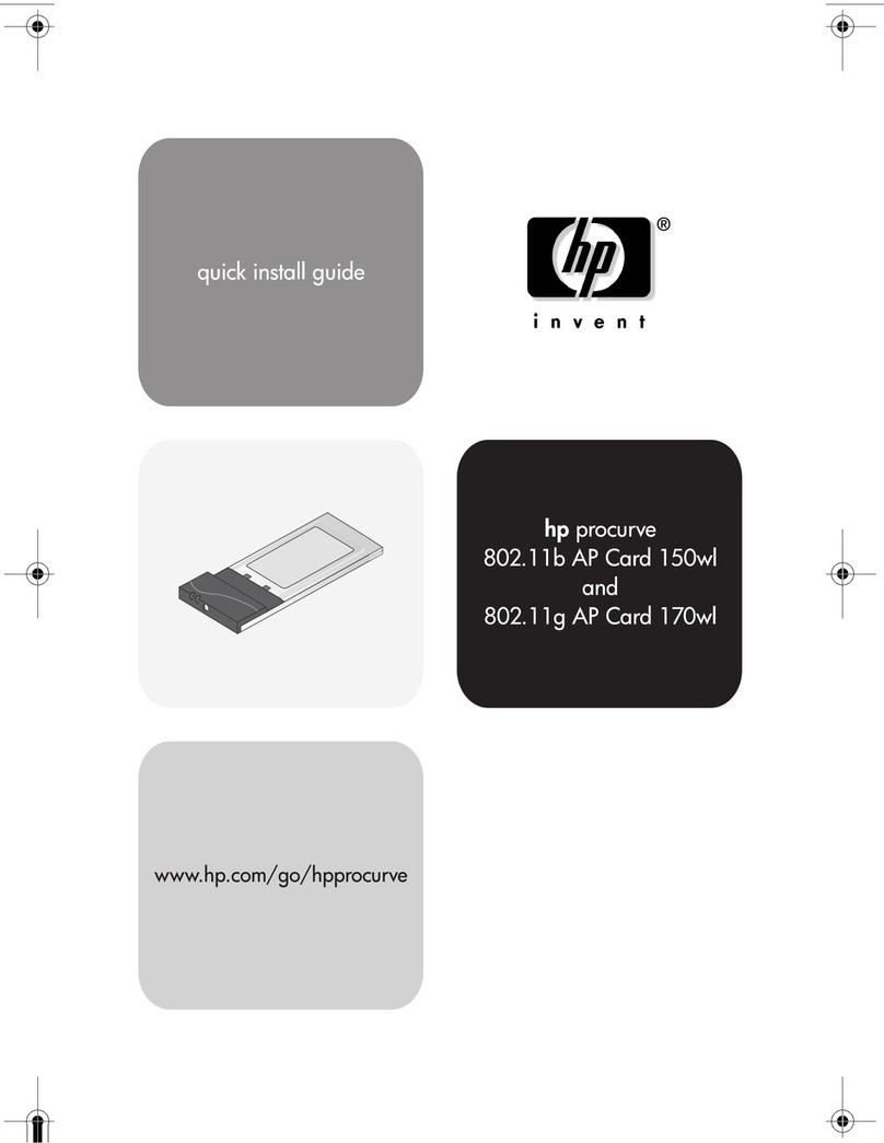 HP J8135A Quick install guide