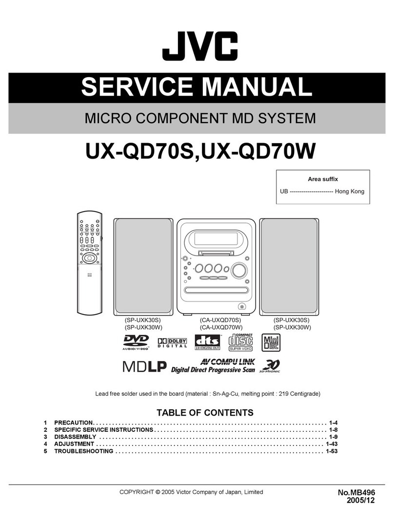 JVC UX-QD70S User manual