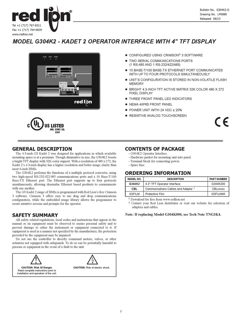 red lion G304K2 manual red lion G304K2 manual