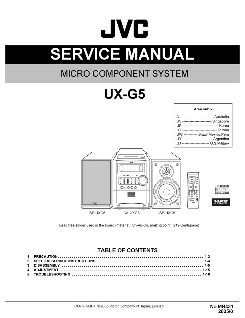 JVC UX-G5 Service manual