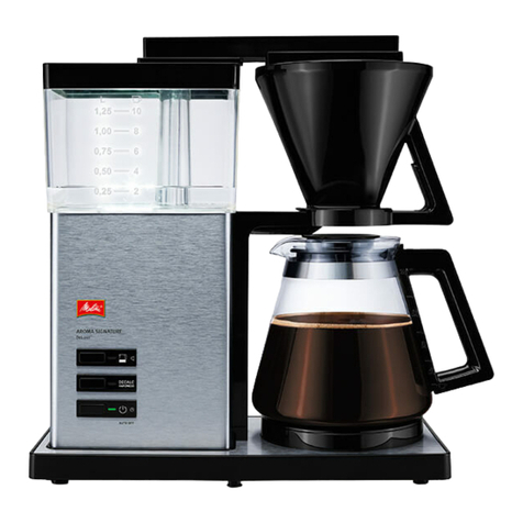Melitta AROMA SIGNATURE 1007 User manual