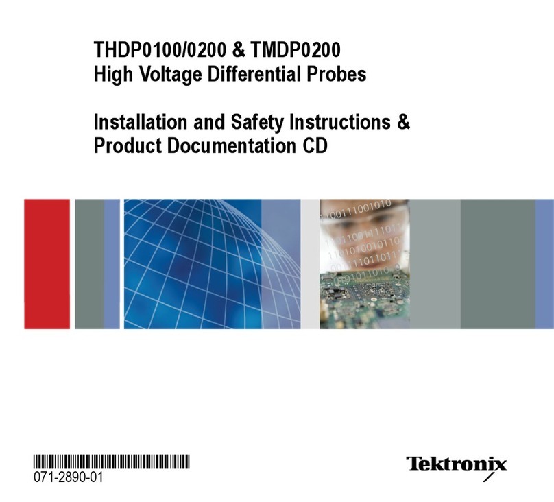 Tektronix THDP0100 Manual
