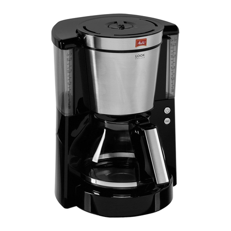 Melitta LOOK Selection DeLuxe 1011 User manual