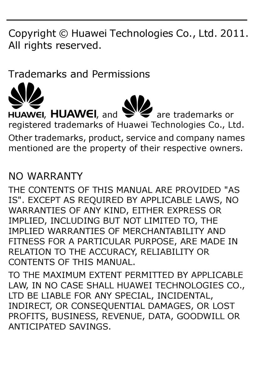 Huawei G7205 User manual Huawei G7205 User manual