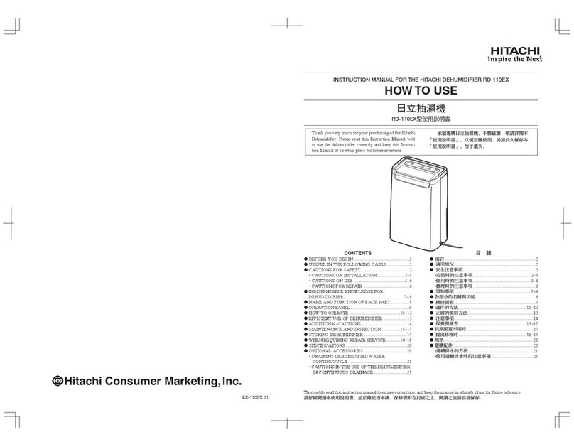 Hitachi RD-110EX instruction manual