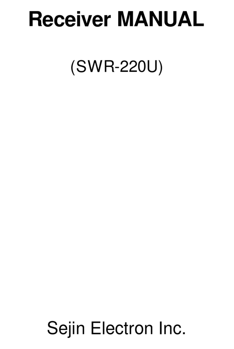 Sejin Electron SWR-220U manual