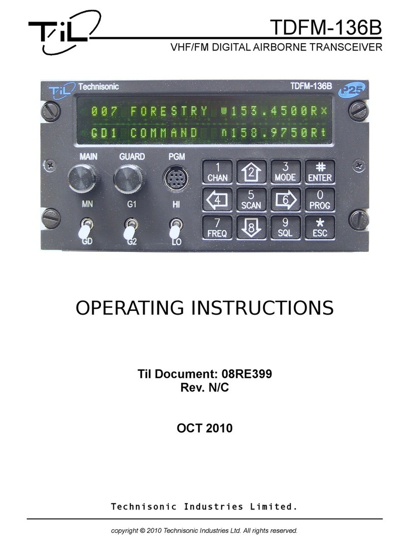 TIL TDFM-136B User manual