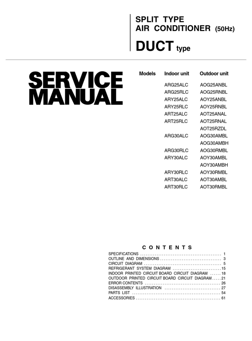 Fujitsu ARG25ALC User manual