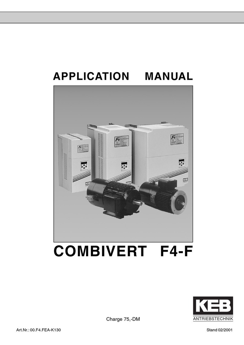 KEBCO COMBIVERT F4-F Applications manual