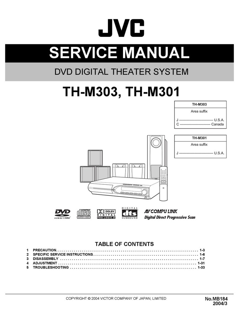 JVC TH-M303 User manual JVC TH-M303 User manual