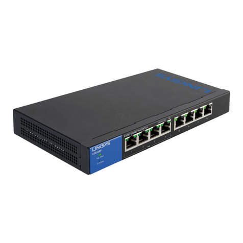Linksys LGS108P User manual