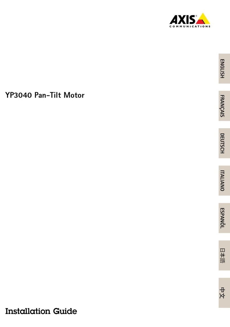 Axis YP3040 installation guide