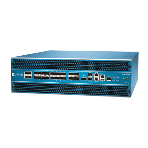 PaloAlto Networks PA-5200 Series Hardware reference PaloAlto Networks PA-5200 Series Hardware reference