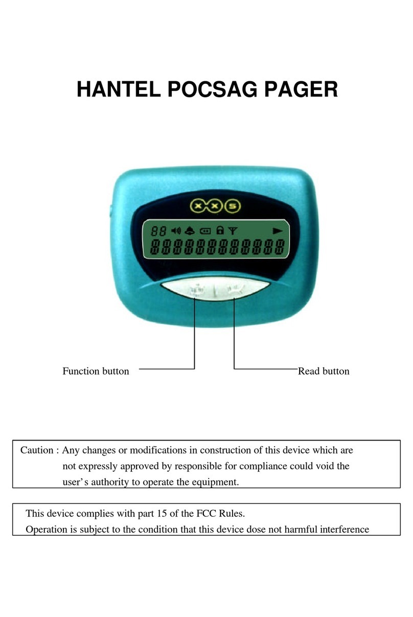 HANTEL POCSAG manual