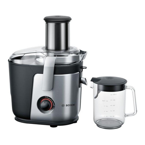 Bosch MES4 series User manual