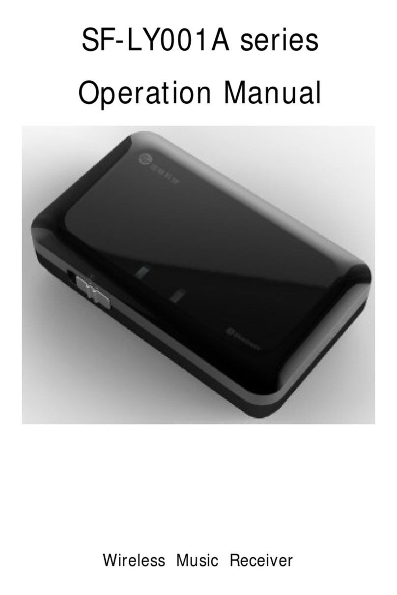 Yesfor SF-LY001A Series Operation manual