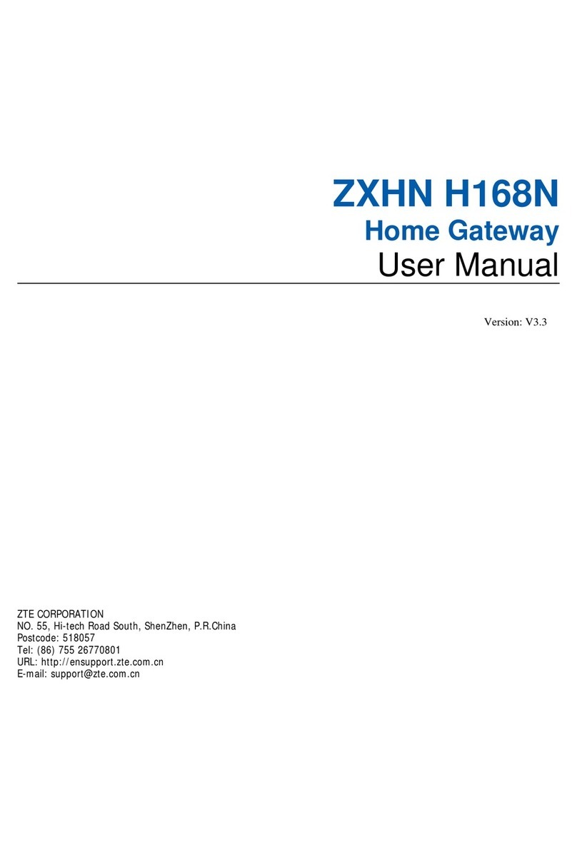 Zte ZXHN H168N user manual