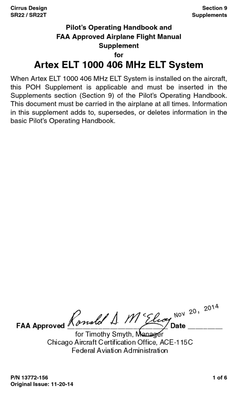 ARTEX ELT 1000 Owner's manual