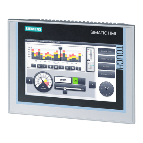 Siemens SIMATIC HMI KP400 Comfort User manual