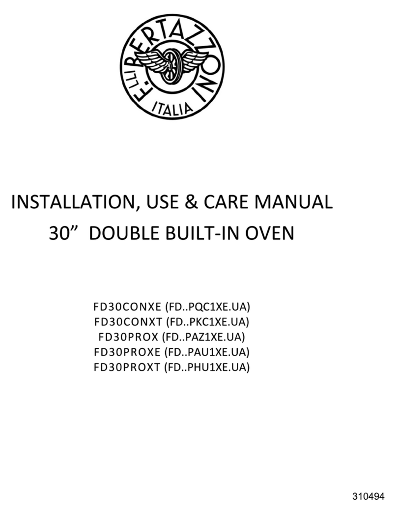 Bertazzoni FD30CONXT Installation, use & care manual