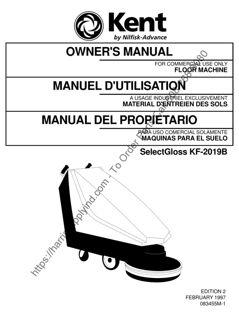 KENT SelectGloss KF-2019B User manual KENT SelectGloss KF-2019B User manual