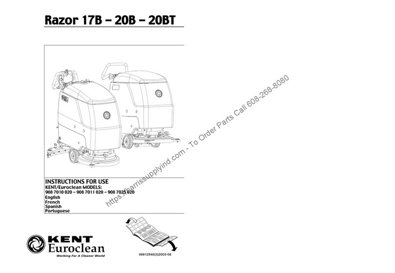 KENT RAZOR 17B Instructions for use