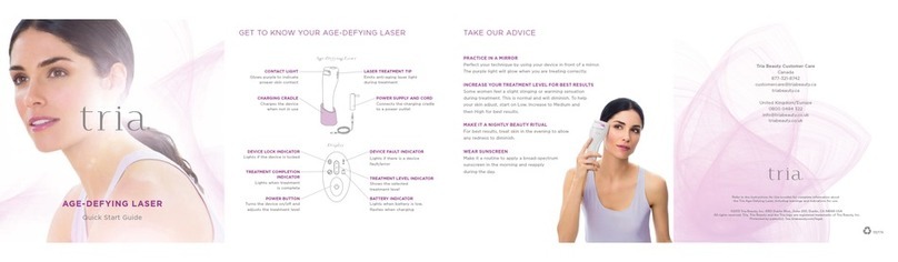 Tria AGE-DEFYING LASER quick start guide