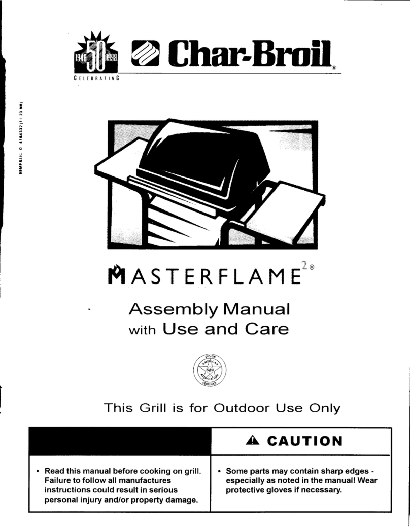 Char-Broil MASTERFLAME 2 User manual Char-Broil MASTERFLAME 2 User manual