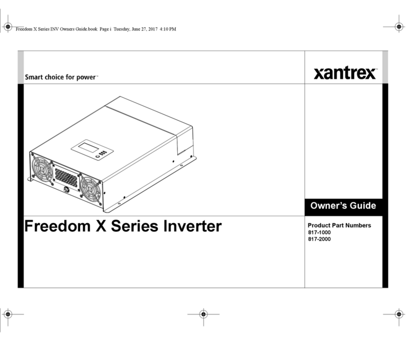 Xantrex 817-1000 owner's guide