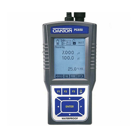 Oakton pH 610 User manual
