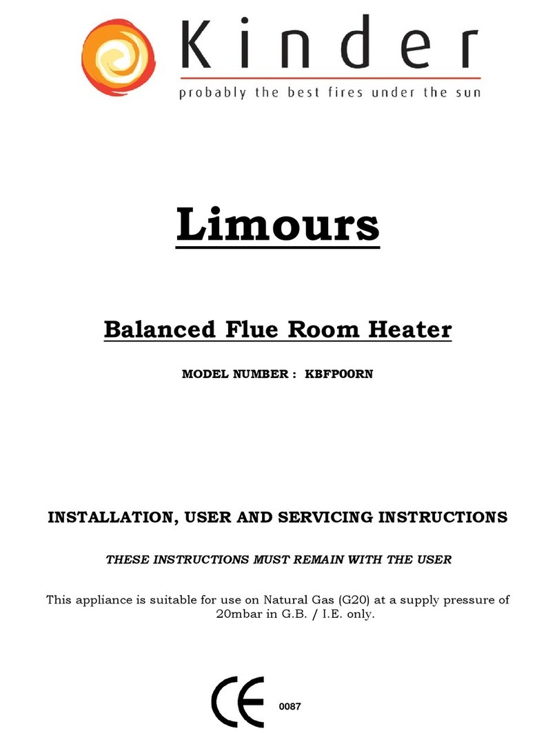 Kinder Limours Installation, user and servicing instructions