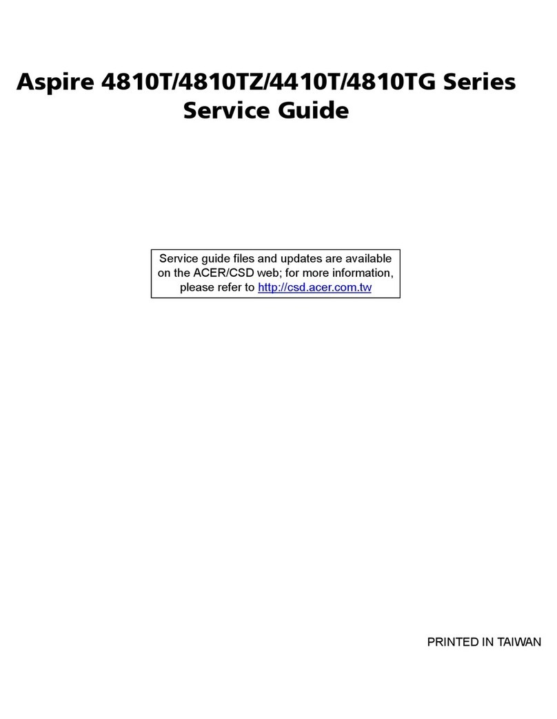 Acer AS4810TG-354G50Mn LX.PE10X.047 Service guide
