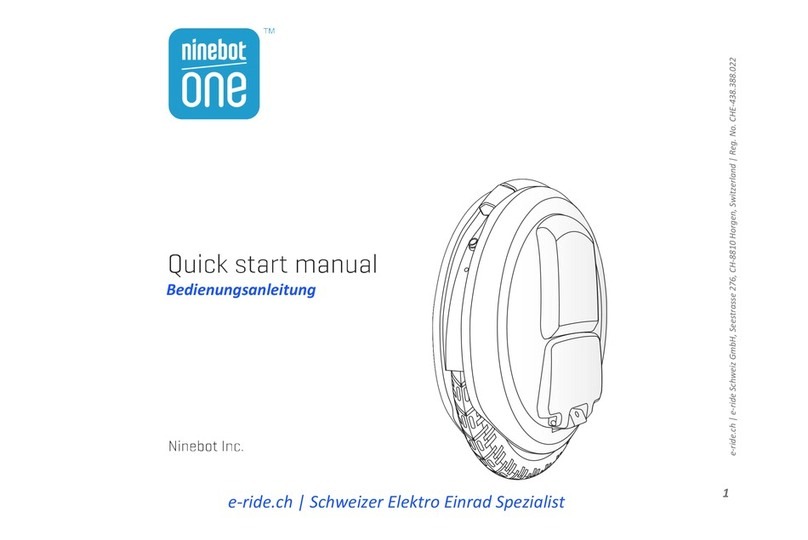 Segway Ninebot-One E Instruction manual