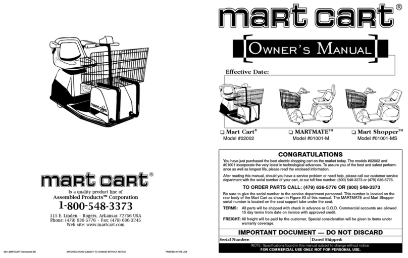 Mart Cart 2002 owner's manual